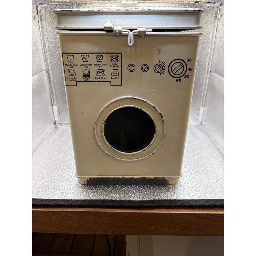 Metal Washing Machine Laundry Room Container Detergent Storage